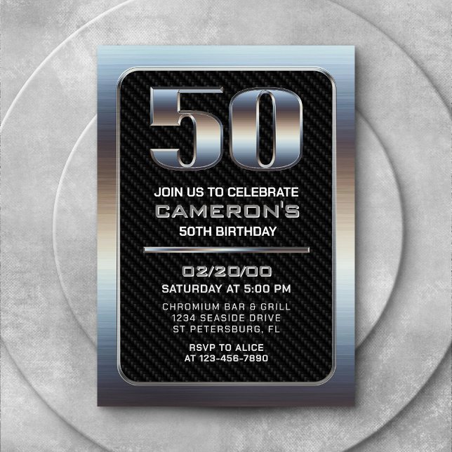 Invitación a los 50 años de los hombres (Subido por el creador)