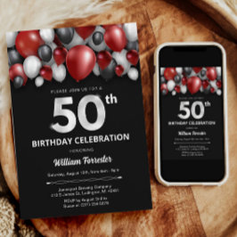 Invitación a los 50 años del Black Red Silver y Wh