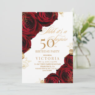 Invitación a los 50 años del Rosa de Oro Rojo