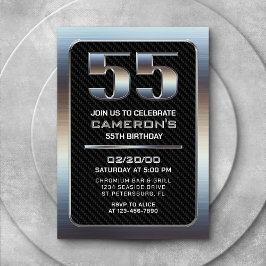 Invitación a los 55 años de los hombres