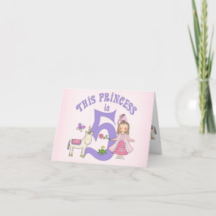 Invitación a los 5 años de la Princesa Unicornio