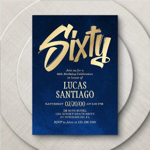 Invitación a los 60 años de la marina masculina de