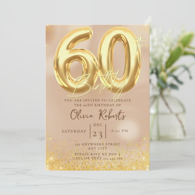 Invitación a los 60 años de oro (Anverso de pie)