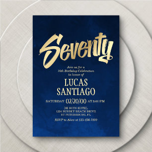 Invitación a los 70 años de la Marina de Oro mascu