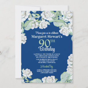 Invitación a los 90 años de la Marina Blanca Roses