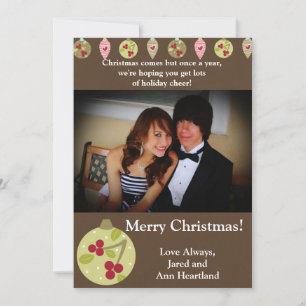 Invitación a los adornos de Navidad variados las 2