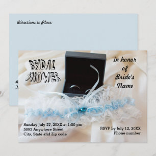 Invitación a los anillos bodas y a la ducha de nov