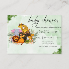 invitación a los bebés de ducha lindo