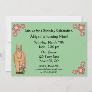 Invitación a los Chicas por cumpleaños