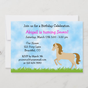 Invitación a los Chicas por cumpleaños