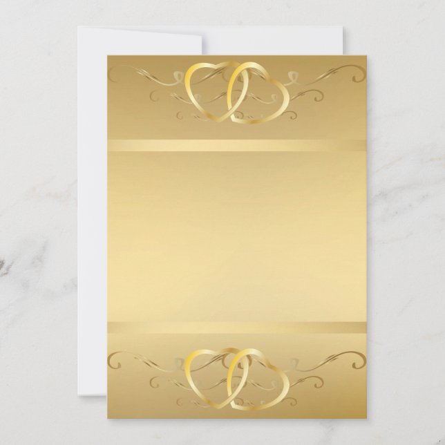 Invitación a los corazones dorados3 (Anverso)