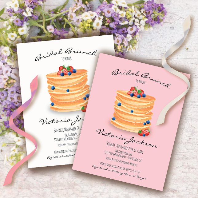Invitación a los crepes de brunch Boda de ducha de (Subido por el creador)