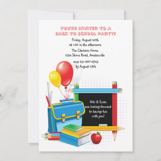 Invitación a los días escolares