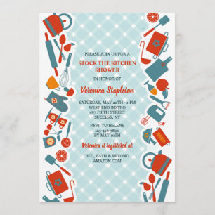Invitación a los elementos de cocina