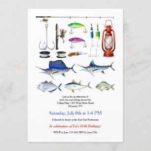 Invitación a los elementos de pesca