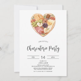 Invitación a los embutidos, ducha de novias, San V