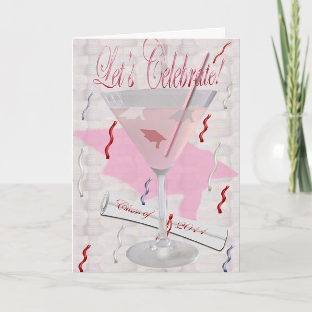 Invitación a los Grados de Martini Rosa (Anverso)
