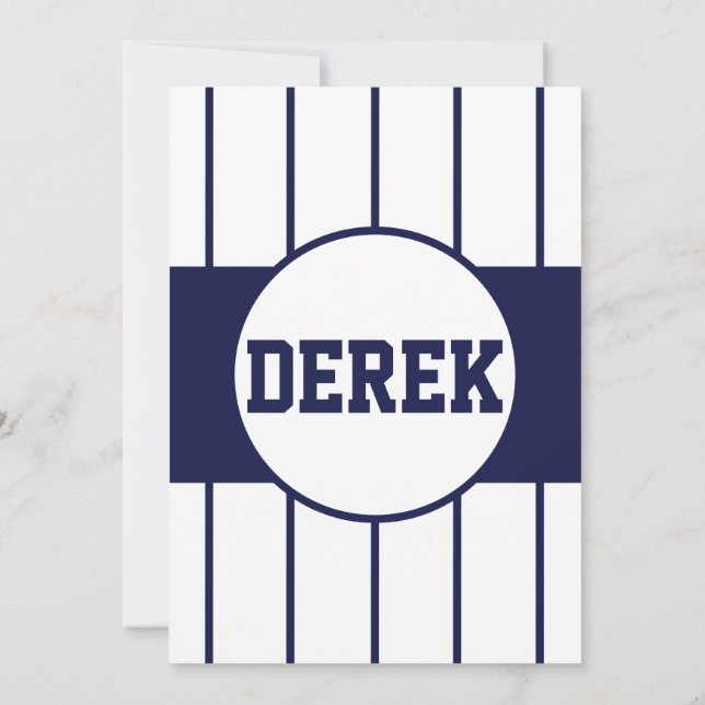Invitación a los grupos de béisbol (Reverso)