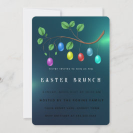 Invitación a los huevos con leche de vaca en pascu