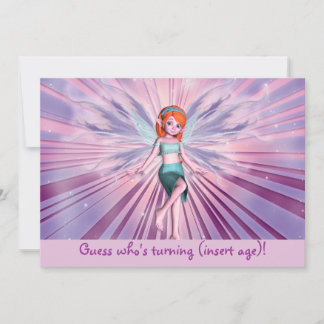 Invitación a los lácteos - Niñas personalizables