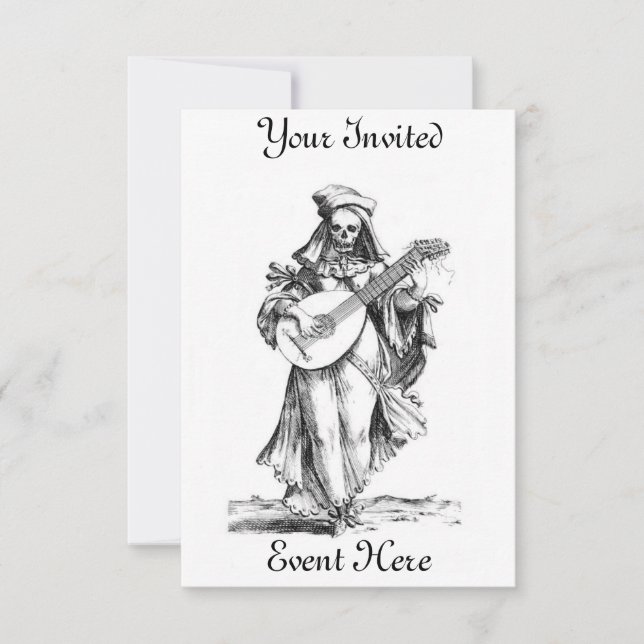 Invitación a los mineros de Skeleton (Anverso)