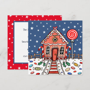 Invitación a los Navidades de la casa personalizad