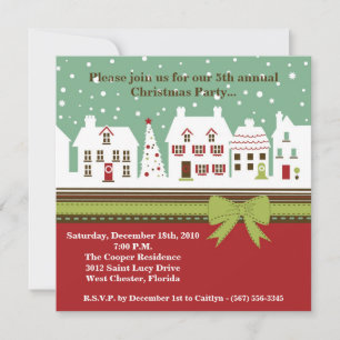 Invitación a los Navidades de la ciudad de XMAS pa