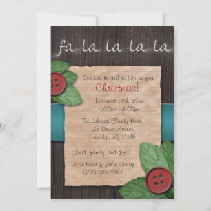 Invitación a los Navidades de la Rústica Country F