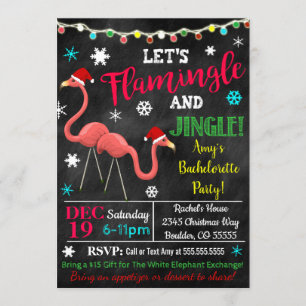 Invitación a los Navidades Flamingo