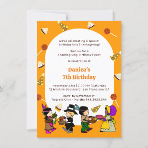 Invitación a los niños a la fiesta de cumpleaños d