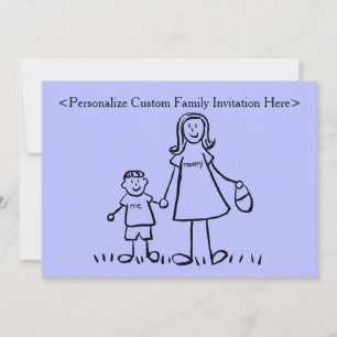 Invitación a los personajes de la familia Personal