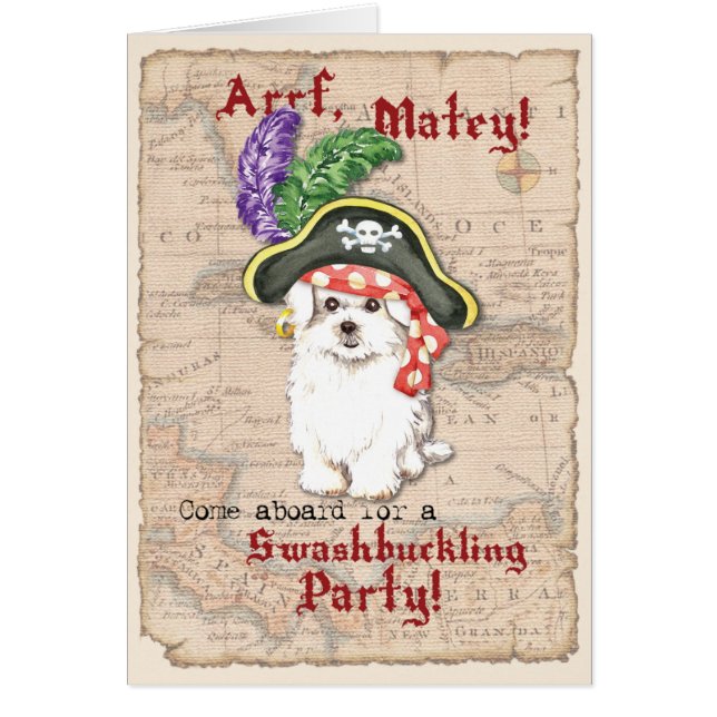 Invitación a los piratas malteses (Frente)