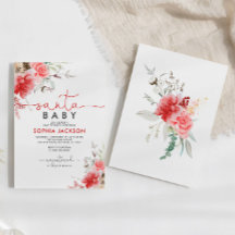 Invitación a los santos Navidades Berry Santa Baby