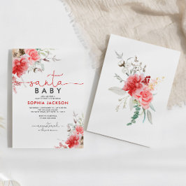 Invitación a los santos Navidades Berry Santa Baby