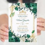 Invitación a los siniestros Charra sana quince<br><div class="desc">Charra Mexicana Esmeralda Mi Invitación Quince Anos,  Cumpleaños 15, </div>