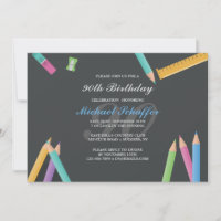 Invitación a los tablones y lápices