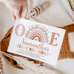 Invitación a los tonos apagados del cumpleaños de