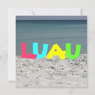 Invitación a Luau