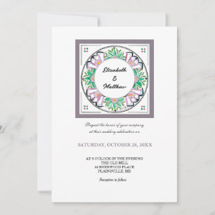 Invitación a Mandala Floribunda