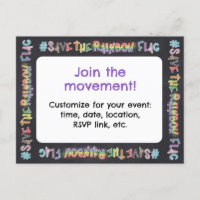 Invitación a manifestación del Orgullo LGBTQ+ #Sav