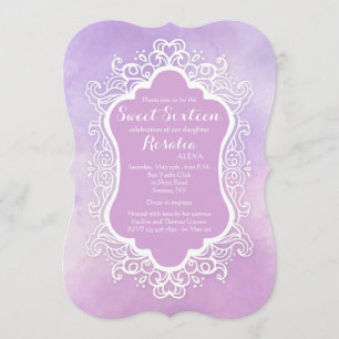 Invitación a marco de vintage