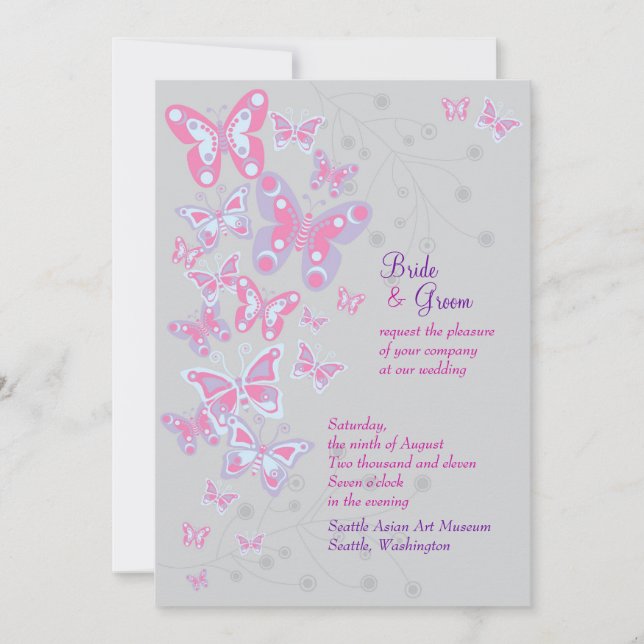 Invitación a mariposas (Moda Guay) (Anverso)