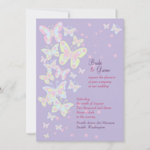 Invitación a mariposas (Pastel Burst)