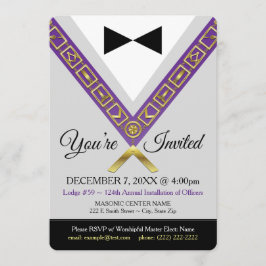 Invitación a masón - Gran Master Jewel Masónico