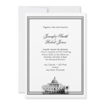 Invitación a matrimonio de destino de Washington D