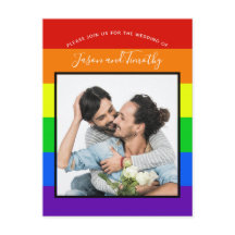 Invitación a matrimonio de fotos con dos bandas de