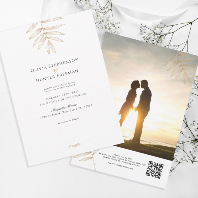Invitación a matrimonio de fotos de código QR trop (Subido por el creador)
