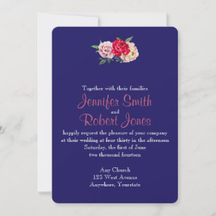 Invitación a matrimonio de la Marina y Rubor Strip