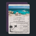 Invitación a matrimonio de pasaporte violeta púrpu<br><div class="desc">¿Se casa en Aruba? ¡Nuestro hermoso pasaporte definitivamente le dará la bienvenida a sus invitados! Estamos encantados de personalizar de esto para usted,  por favor siéntanse libres de enviarnos un mensaje de ayuda.</div>