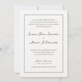 Invitación a matrimonio de Personalizado de guione